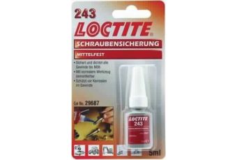 Thread locker 243 5 ml blister [blue medium removable] (1370555 LOC)