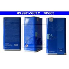 Тормозная жидкость ДОТ-4 5л (03.9901-5803.2 ATE)