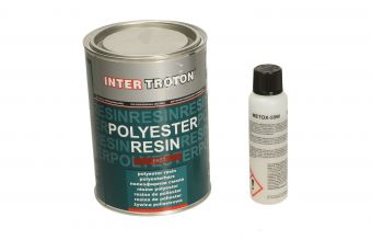 Poliestera sveķi 1 kg+cietinātājs (00057 TRO)