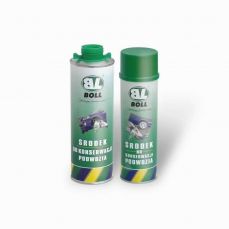 Chassis spray 500ml code KRES.450010 forms a flexible coating (001008 BOLL)