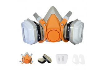Pusmaskas respirators ar filtru komplektu (6200)
