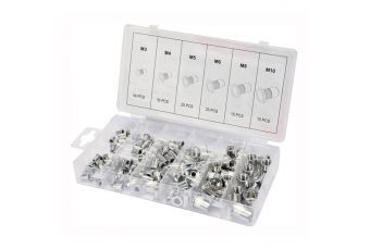 Aluminium nut rivets M3-M10, 150pcs (KRKB220126)