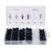 Plastic Push-Type Clip Universal Assortment (100pcs) (KD10498)