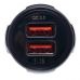 Автомобильное USB-зарядное устройство с портом быстрой зарядки 12 В/24 В, USB/3.1 А + USB/QC3.0 (KD1235)