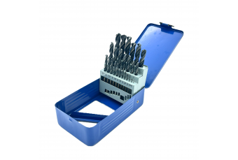 Metāla urbju komplekts DIN338 25gab 1.0-13.0mm HSS M35 Kobalts (H250M35)