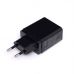 USB charger with fast charge port 220V, 2xUSB/2.1A +1USB/QC3.0 (KD1236)