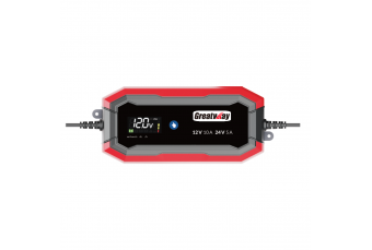Lādētājs akumulatoriem LCD 12/24V 10A 240Ah (HFGK10DVD)