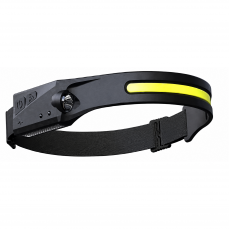 Akumulatora galvas lukturis COB+SMD ar sensoru (ZF6709)