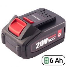 Аккумулятор для беспроводных инструментов WORCRAFT 20 В 6,0 Ач литий-ионный (CLB20V60T)