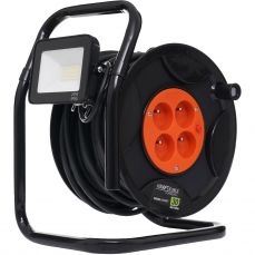 Cable reel 30m with LED light (KD4037)