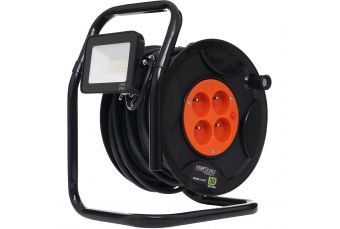 Cable reel 30m with LED light (KD4037)