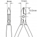 Diagonal cutting pliers for electronics 115mm ESD KNIPEX (7772115)
