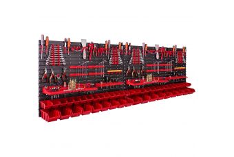 PVC tool board with containers and handles set 122pcs (WT01Y0276)