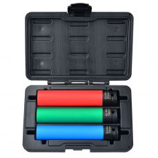 1/2" Dr. Deep impact wheel nut socket set 3pcs L=150mm (CL104413)