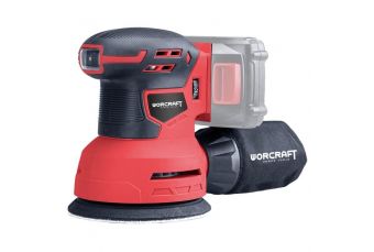 Li-ion Cordless Rotary Sander 125mm WORCRAFT 20V (without battery and charger) (CRSS20LiS)