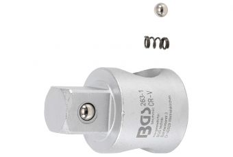 Скользящий адаптер для удлинителей | внешний квадрат 20 мм (3/4") (263-1)