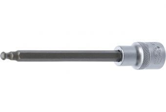 Uzgaļu ieliktnis | Garums 140 mm | 12,5 mm (1/2 collas) iekšējā kvadrātveida piedziņa | 6 mm lodveida sešstūra (4258-6)