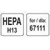 HEPA putekļu sūcēju filtri 67111 (67116)
