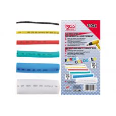 Ассортимент термоусадочной трубки | цветные | 100 шт. (8123)