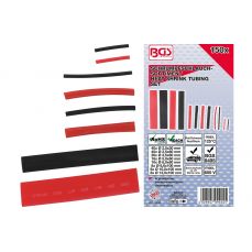 Ассортимент термоусадочной трубки | Красный / Черный | 150 шт. (9404)