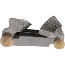 Резьбомер 52 лезвия | метрика 0,25 - 6,0 мм, Whitworth 4G - 62G (3069)