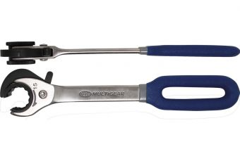 Ratchet Ring Spanner, open | 15 mm (30835)