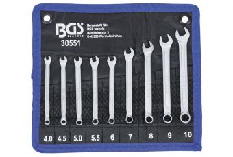 Набор комбинированных ключей | 4-10 мм | 9 шт. (30551)