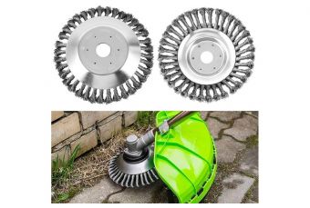 Dārza ravēšana stiepļu suka 200 mm (DB0200)