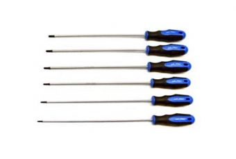 Набор отверток, удлиненные | T-Star (для Torx) T10 - T30 | 6 шт. (V1591)