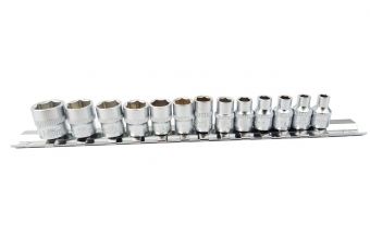 Комплект головок, шестигранн. 6,3мм (1/4") привод 4-14мм, 13 шт. (KR144014)