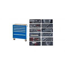 Тележка на роликах с лотками для инструментов, (174шт), 12 комплектов (NTBR4005XIR12)