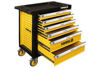 Инструментальная тележка | с 6 ящиками (58539)