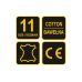 Izolēti cimdi | izgatavots no īstas ādas un kokvilnas | Izmērs 11 (74003)