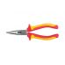 Long nose pliers, insulated 160mm vde (YT-21154)