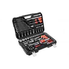 Наборы инструментов 6,3 мм (1/4 дюйма) / 10 мм (3/8 дюйма) / 12,5 мм (1/2 дюйма) | 126 шт. (YT-38875)