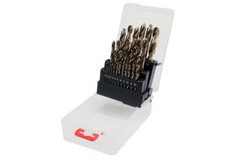 Набор сверл по металлу | CO-HSS | 1-13 мм | 25 пр. (YT-41605)