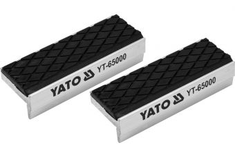 Mīksti maināmie žokļi skrūvspīlem 75 mm (YT-65000)