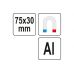 Mīksti maināmie žokļi skrūvspīlem 75 mm (YT-65000)