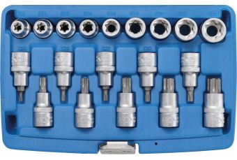 Набор вставок | 12,5 мм (E-Star / T-Star (для Torx) | 19 шт. (5100)