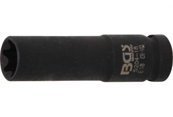 Ударная головка E-Type, глубокая | 12,5 мм (1/2") | E18 (5204-18)