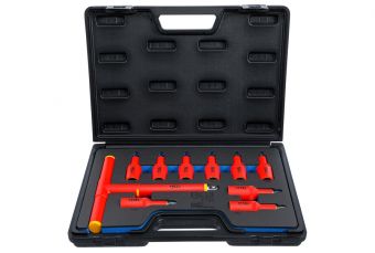 Набор битовых головок VDE | Привод 12,5 мм (1/2") | T-Star (для Torx) T20 - T55 | 10 шт.. (7131)