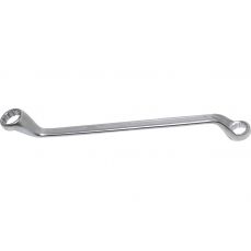 Гаечный ключ с двойным кольцом | изогнутый | 19x22 мм (30223)