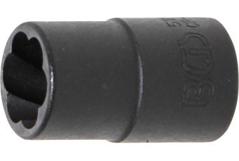 Twist Socket (Spiral Profile) / Screw Extractor | 10 mm (3/8") Drive | 12 mm (5272)