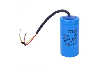 Конденсатор для электродвигателя 350ΜF (CD60350UF)