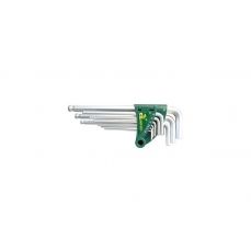 Set of L-shaped ball hex keys 9 pcs. (CL401902)