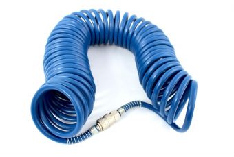Шланг спиральный PE | быстросъемное соединения | 8х12 мм | 15 м (PE15M)