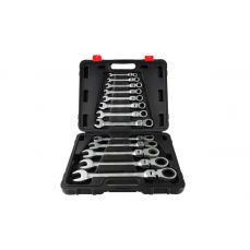 Ключи складные комбинированные с трещоткой 8-32мм 13 эл. (в кейсе) (K00105)