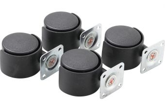 Двойные поворотные ролики | Ø 40 мм | 4 шт. (80332)