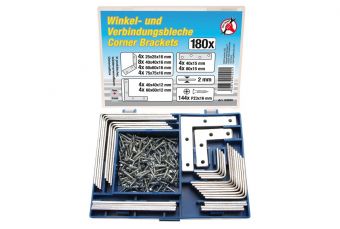 Набор угловых кронштейнов | 180 шт. (80920)