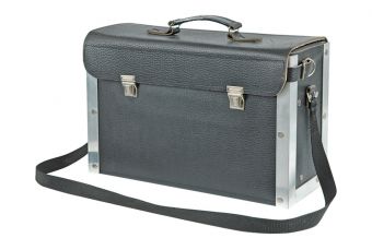 Сумка кожаная для инструмента | с оковкой (78720)